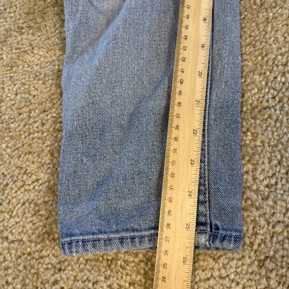 Hollister Womens Ultra High Rise Mom Jean Light Wash Distressed Size 1S F430 - Picture 14 of 16